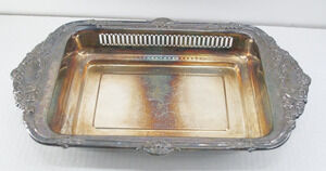 Newport Gorham Silver Dish Tray Plate Vintage YB742